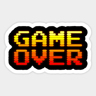 Game Over Sticker